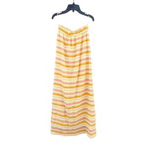 VINTAGE New Issues Jonathan Logan Striped Column Maxi Skirt Small 10